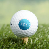 IK BEN EEN PRO - Aangepaste Blauwe Golfbal Golfballen (Insitu Shirt)