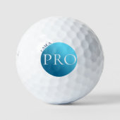 IK BEN EEN PRO - Aangepaste Blauwe Golfbal Golfballen (Voorkant)