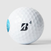 IK BEN EEN PRO - Aangepaste Blauwe Golfbal Golfballen (Logo)