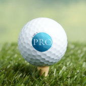 IK BEN EEN PRO - Aangepaste Blauwe Golfbal Golfballen (Insitu Shirt)