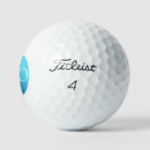 IK BEN EEN PRO - Aangepaste Blauwe Golfbal Golfballen (Logo)