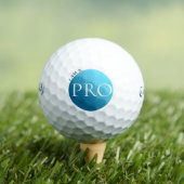 IK BEN EEN PRO - Aangepaste Blauwe Golfbal Golfballen (Insitu Shirt)