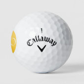 IK BEN EEN PRO | Aangepaste Gouden Golfbal Golfballen (Logo)