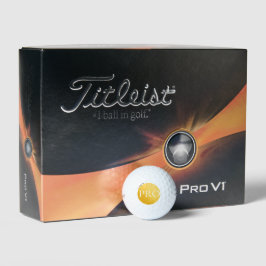 IK BEN EEN PRO | Aangepaste Gouden Golfbal Golfballen