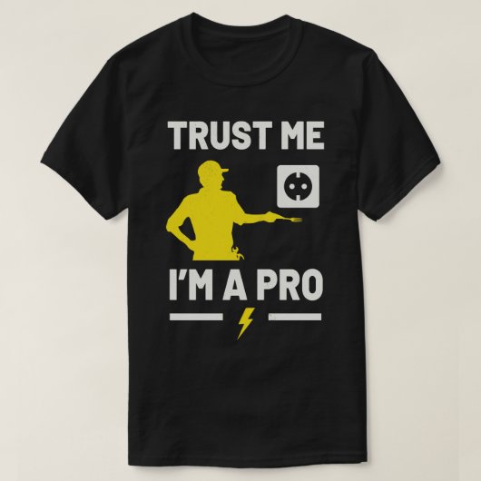 Ik ben een Pro Craftsman Funny Electricia T-shirt (Design voorkant)