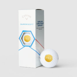 IK BEN EEN PRO | Douane Gouden Golfbal Golfballen