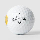 IK BEN EEN PRO | Douane Gouden Golfbal Golfballen (Logo)