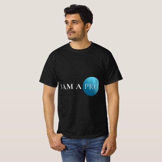 IK BEN EEN PRO | Empowerment Minimalist T-shirt (Voorkant volledig)