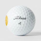IK BEN EEN PRO | Gouden Golfbal Op Maat Golfballen (Logo)