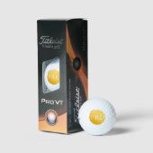 IK BEN EEN PRO | Gouden Golfbal Op Maat Golfballen (Verpakking)