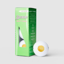 IK BEN EEN PRO | Gouden Golfbal op Maat Golfballen