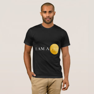 IK BEN EEN PRO Minimalistische Motivatie T-shirt
