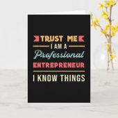 Ik ben een professionele ondernemer baas CEO Busin Kaart (Gele Bloem)
