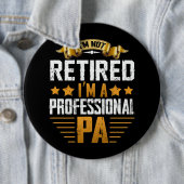 Ik ben een professionele pa ronde button 6,0 cm (In situ)