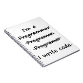 Ik ben een programmeur die code slechte verkoper s notitieboek (Rechterzijde)