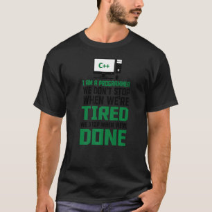 Ik ben een programmeur die ik code Computer Scient T-shirt