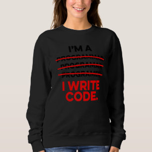 Ik ben een programmeur die ik code Computer Scient Trui