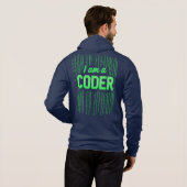 Ik ben een programmeur hoodie (Achterkant volledig)