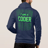 Ik ben een programmeur hoodie (Achterkant)