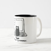Ik ben een programmeur tweekleurige koffiemok (Voorkant rechts)