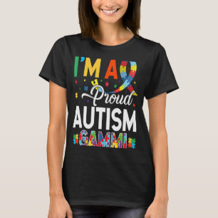 Ik ben een Proud Autism Gammi Matching Autism Awar T-shirt