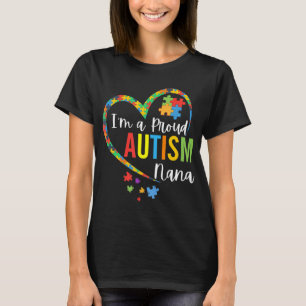 Ik ben een Proud Autism Nana t-shirt perfect voor