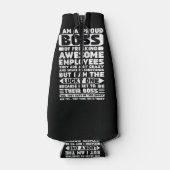 Ik ben een proud Boss of Freaking Geweldige Employ Flesjeskoeler (Achterkant)