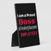 Ik ben een proud Boss of Freaking Geweldige Employ Fotoplaat (Zijkant)