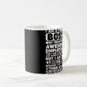 Ik ben een proud Boss of Freaking Geweldige Employ Koffiemok (Voorkant rechts)