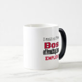 Ik ben een proud Boss of Freaking Geweldige Employ Magische Mok (Voorkant rechts)