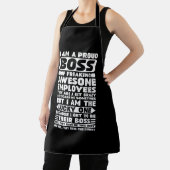 Ik ben een proud Boss of Freaking Geweldige Employ Schort (Insitu)