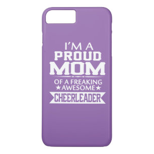 IK BEN EEN PROUD CHEERLEADER's MOM iPhone 8/7 Plus Hoesje