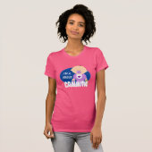 "Ik ben een proud grauntie" met Cute Baby in Paars T-shirt (Voorkant volledig)