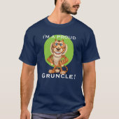 "Ik ben een Proud Gruncle!" met glimlende tijger T-shirt (Voorkant)