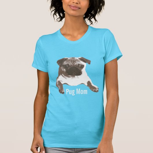 Ik ben een proud Pug Mam T-shirt (Voorkant)