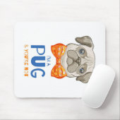 Ik ben een pug, grappige pug Gift, Pug Lover Gift Muismat (Met muis)
