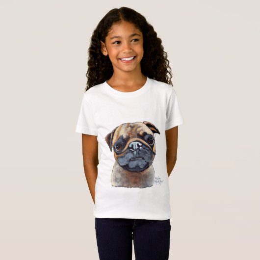 Ik ben een PUG van Shirley MacArthur T-shirt (Voorkant volledig)