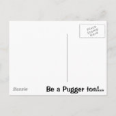 Ik ben een Pugger! Briefkaart (Achterkant)