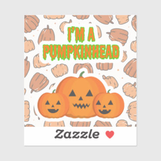 Ik ben een Pumpkinhead 2 Square Sticker