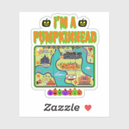 Ik ben een Pumpkinhead Map Sticker