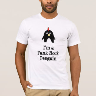 Ik ben een Punk Rock Penguin T-shirt
