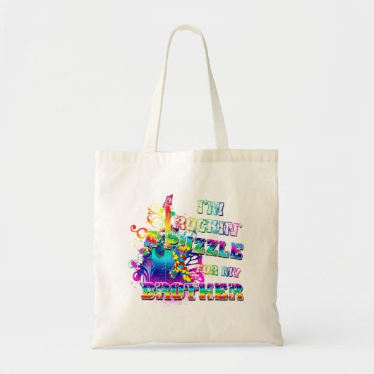 Ik ben een puzzel voor mijn broer. tote bag (Voorkant)
