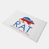 Ik ben een R.A.T.: Republikein tegen Trump Deurmat (Schuin)