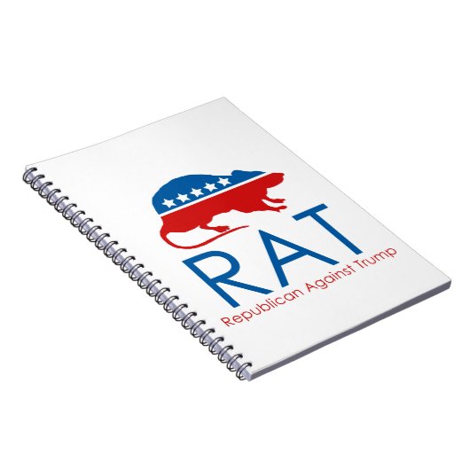 Ik ben een R.A.T.: Republikein tegen Trump Notitieboek (Rechterzijde)