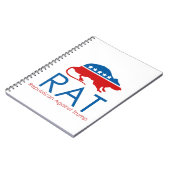 Ik ben een R.A.T.: Republikein tegen Trump Notitieboek (Linkerzijde)