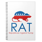 Ik ben een R.A.T.: Republikein tegen Trump Notitieboek (Voorkant)