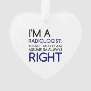 IK BEN EEN RADIOLOGIST ORNAMENT