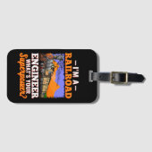 Ik ben een Railroad Engineer Wat is jouw Superpowe Bagagelabel (Voorkant (horizontaal))