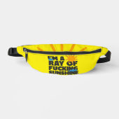 Ik ben een Ray of F*ing Sunshine Fanny Pack - Funn Heuptasje (Voorkant)