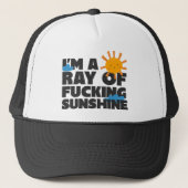 Ik ben een Ray of F * ing Sunshine Trucker Hat - G Trucker Pet (Voorkant)